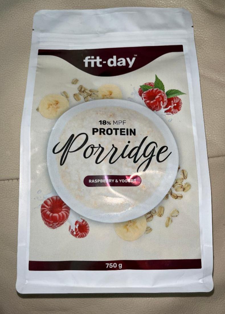 Fotografie - 18% protein porridge raspberry & yogurt Fit-day