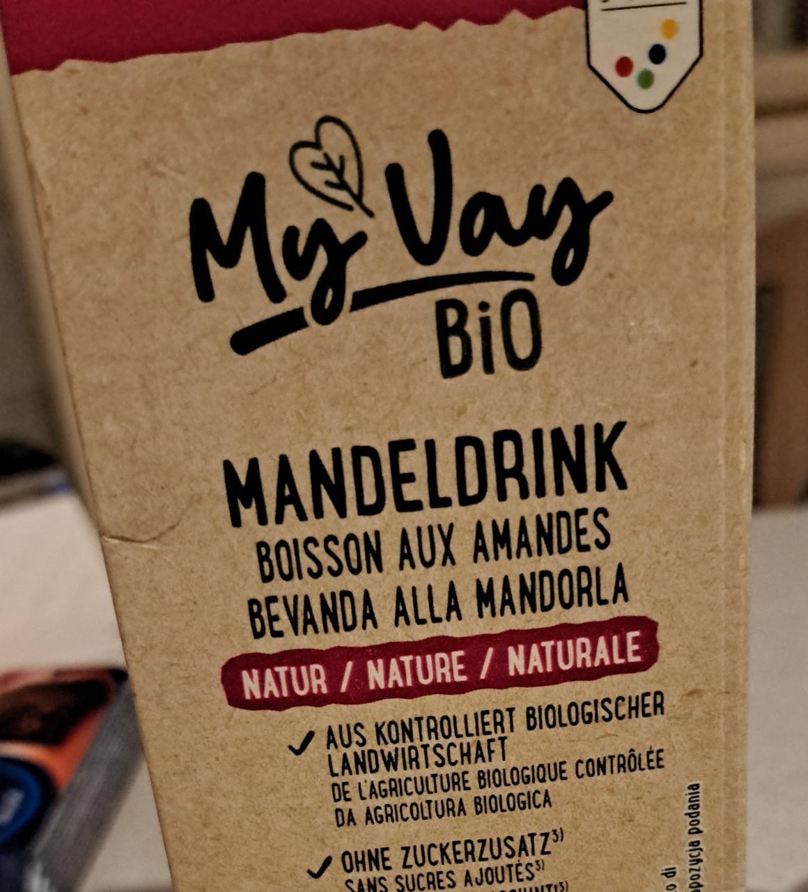 Fotografie - Bio mandeldrink natur My Vay