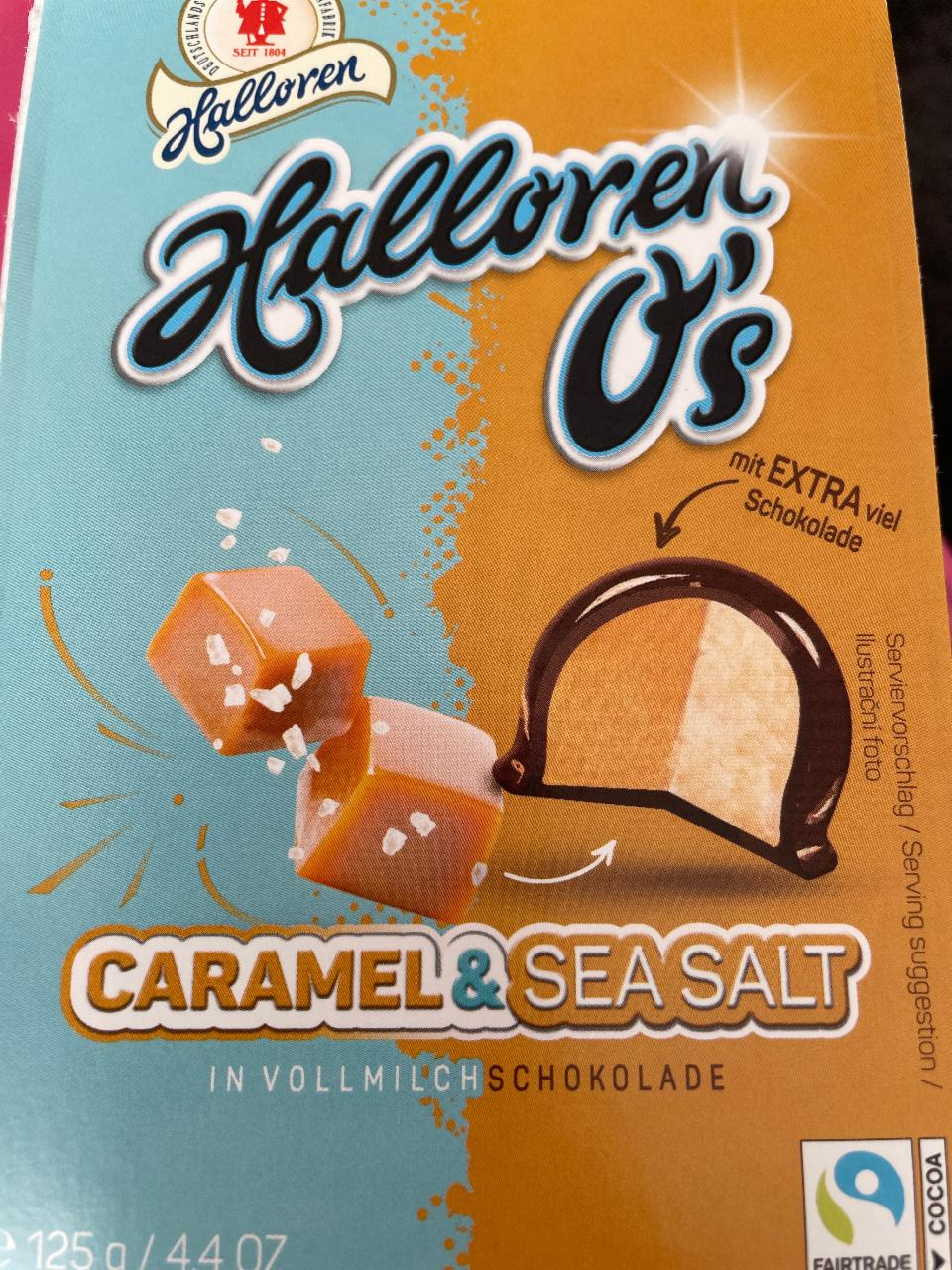 Fotografie - Halloren o's caramel sea salt Halloren