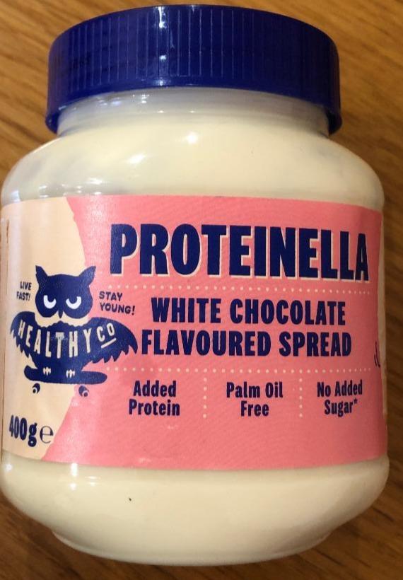 Fotografie - Proteinella white chocolate flavoured spread HealthyCo