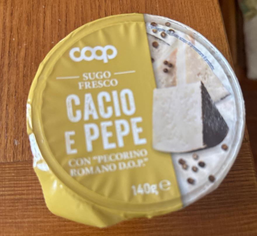 Fotografie - Cacio e pepe sugo fresco Coop