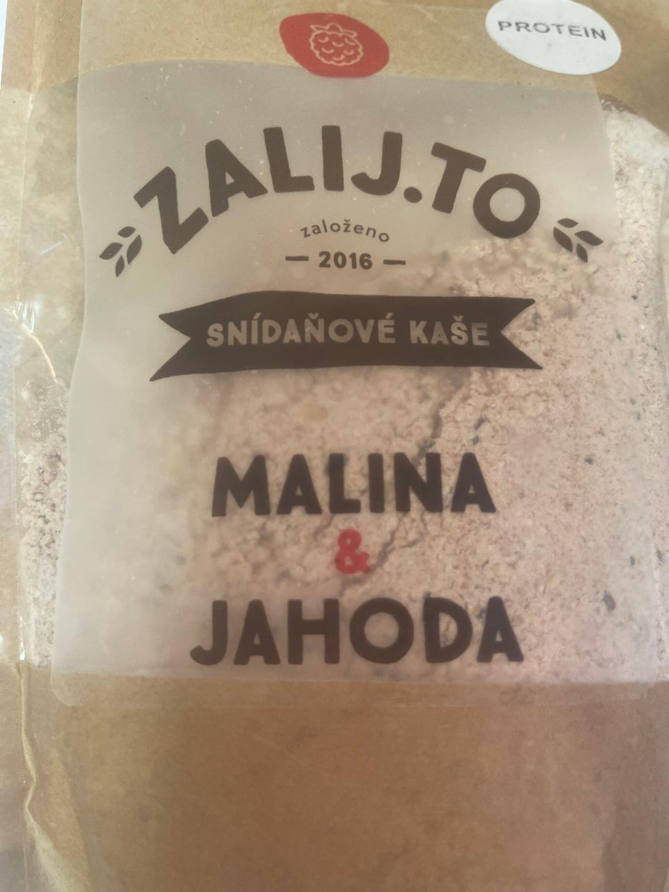 Fotografie - Snídaňové kaše malina & jahoda Zalij.To