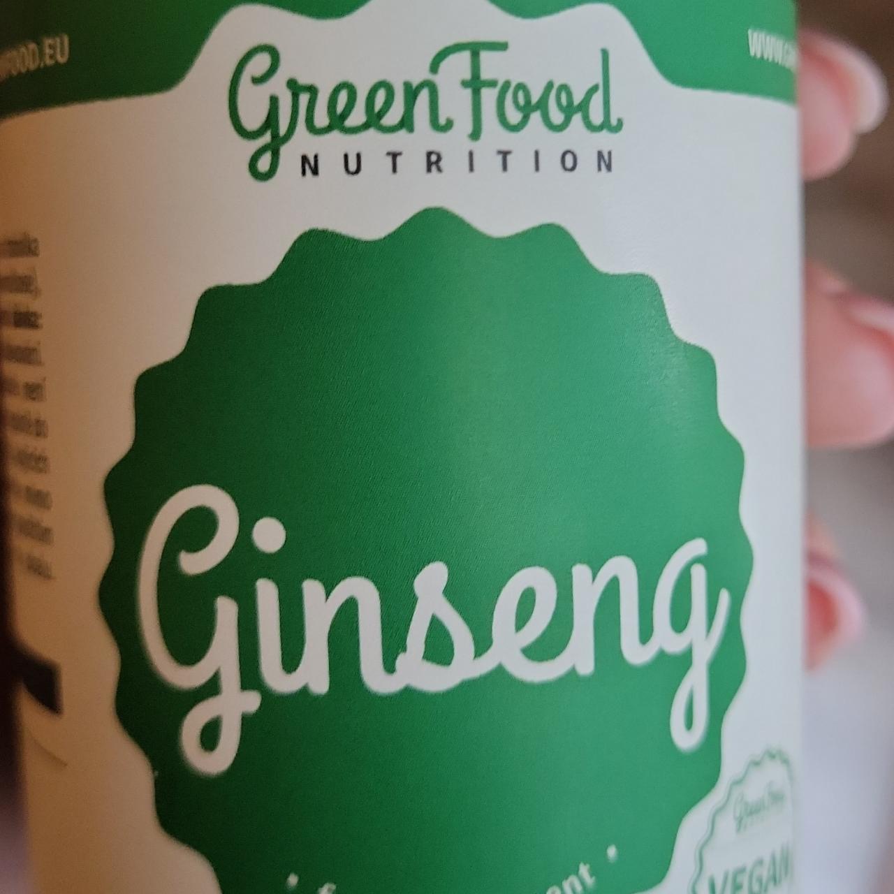 Fotografie - Ginseng GreenFood Nutrition