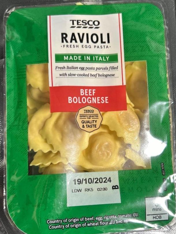 Fotografie - Ravioli beef bolognese Tesco