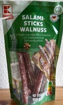 Fotografie - Salami sticks walnuss K-Classic