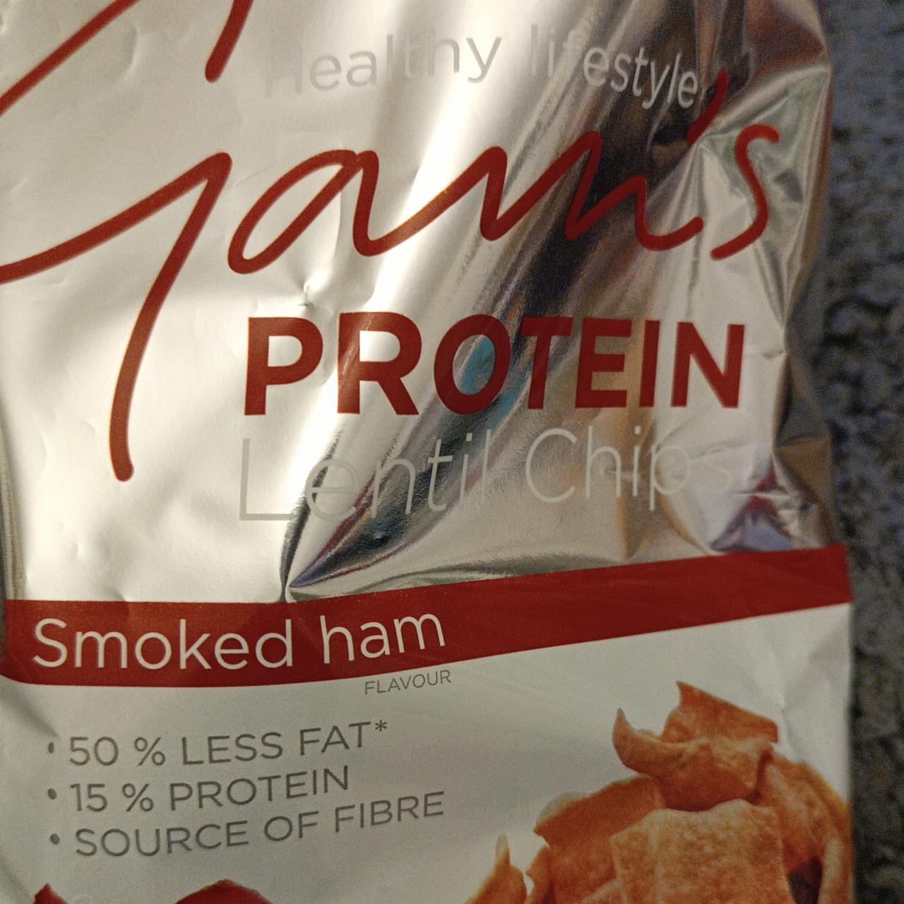 Fotografie - Protein lentil chips smoked ham Gam's