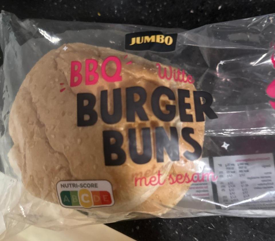 Fotografie - BBQ burger buns met sesam Jumbo