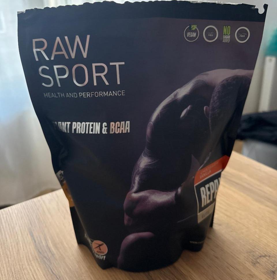 Fotografie - Plant protein & BCAA chocolate and vanila Raw Sport