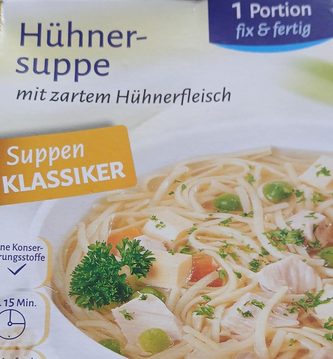 Fotografie - Hühnersuppe mit zartem Hühnerfleisch LeRoFood