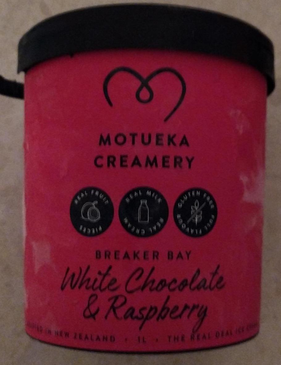 Fotografie - Breaker bay white chocolate & raspberry Motueka Creamery