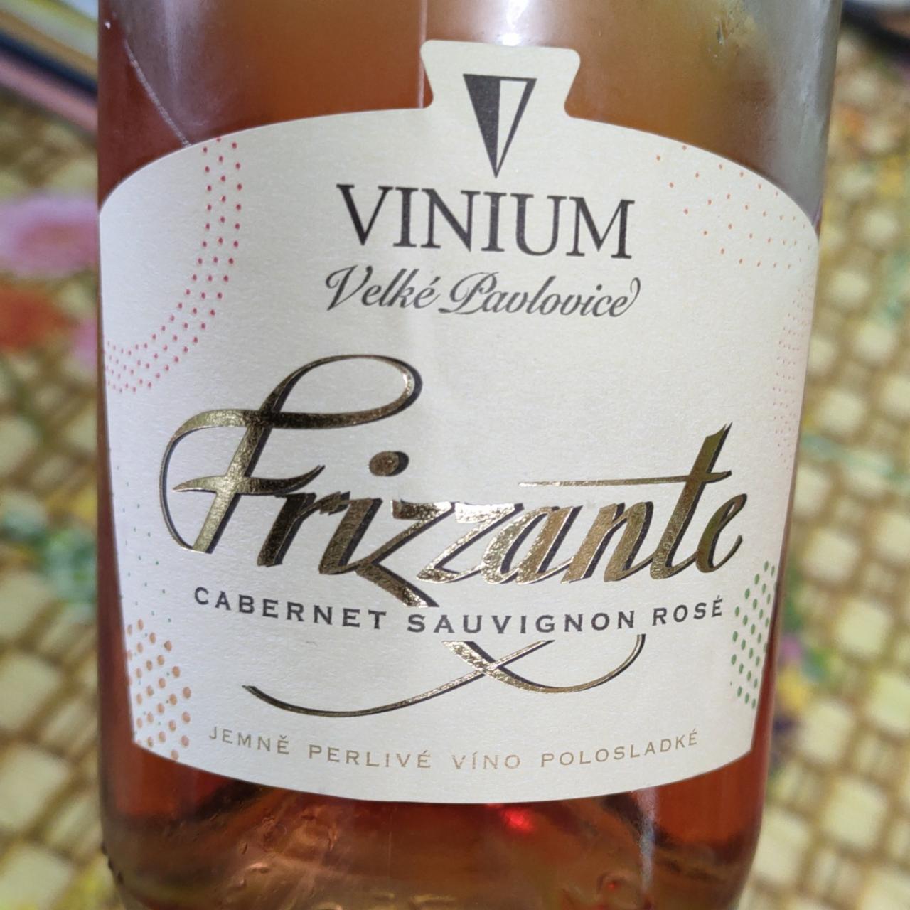 Fotografie - Frizzante Cabernet Sauvignon Rosé Vinium