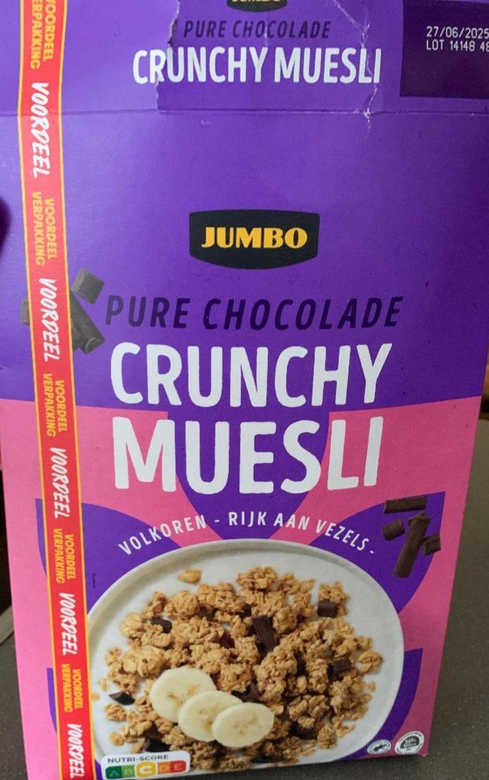 Fotografie - Pure chocolade crunchy muesli Jumbo