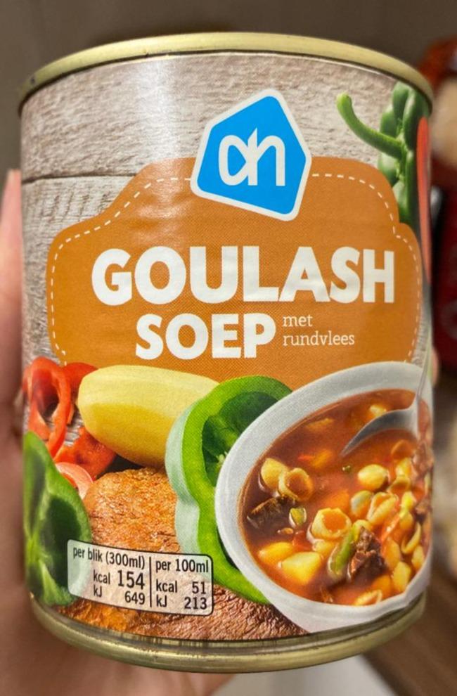 Fotografie - Goulash soep met rundvlees AH