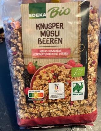 Fotografie - Knusper müsli beeren Edeka Bio