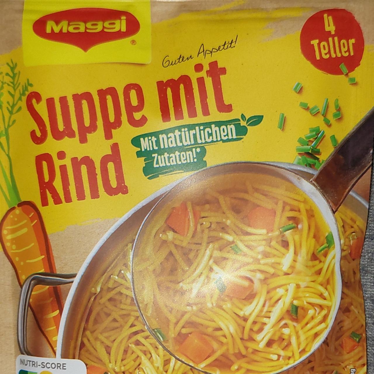 Fotografie - Suppe mit rind Maggi