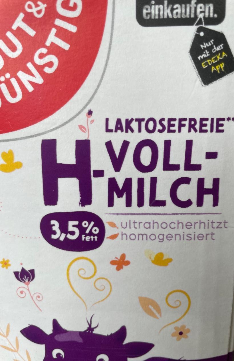 Fotografie - Laktosefreie h-vollmilch 3,5% Gut&Günstig