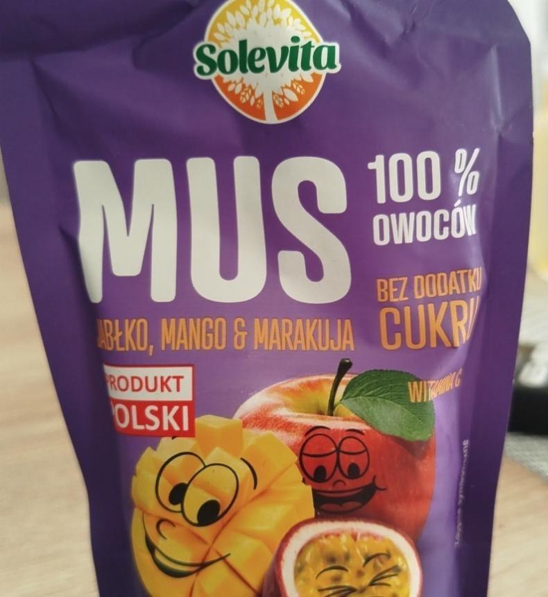 Fotografie - Mus jabłko, mango & marakuja Solevita