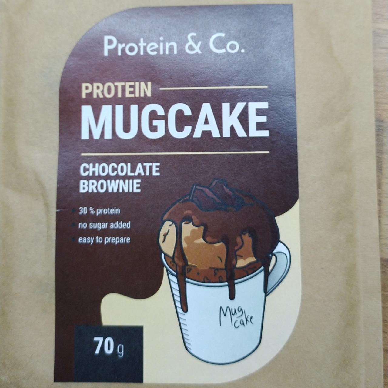 Fotografie - Protein mugcake Chocolate Brownie Protein & Co.