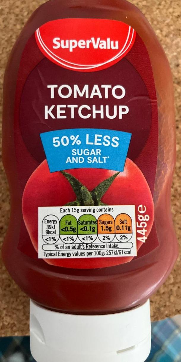 Fotografie - Tomato Ketchup 50% Less Sugar and Salt SuperValu