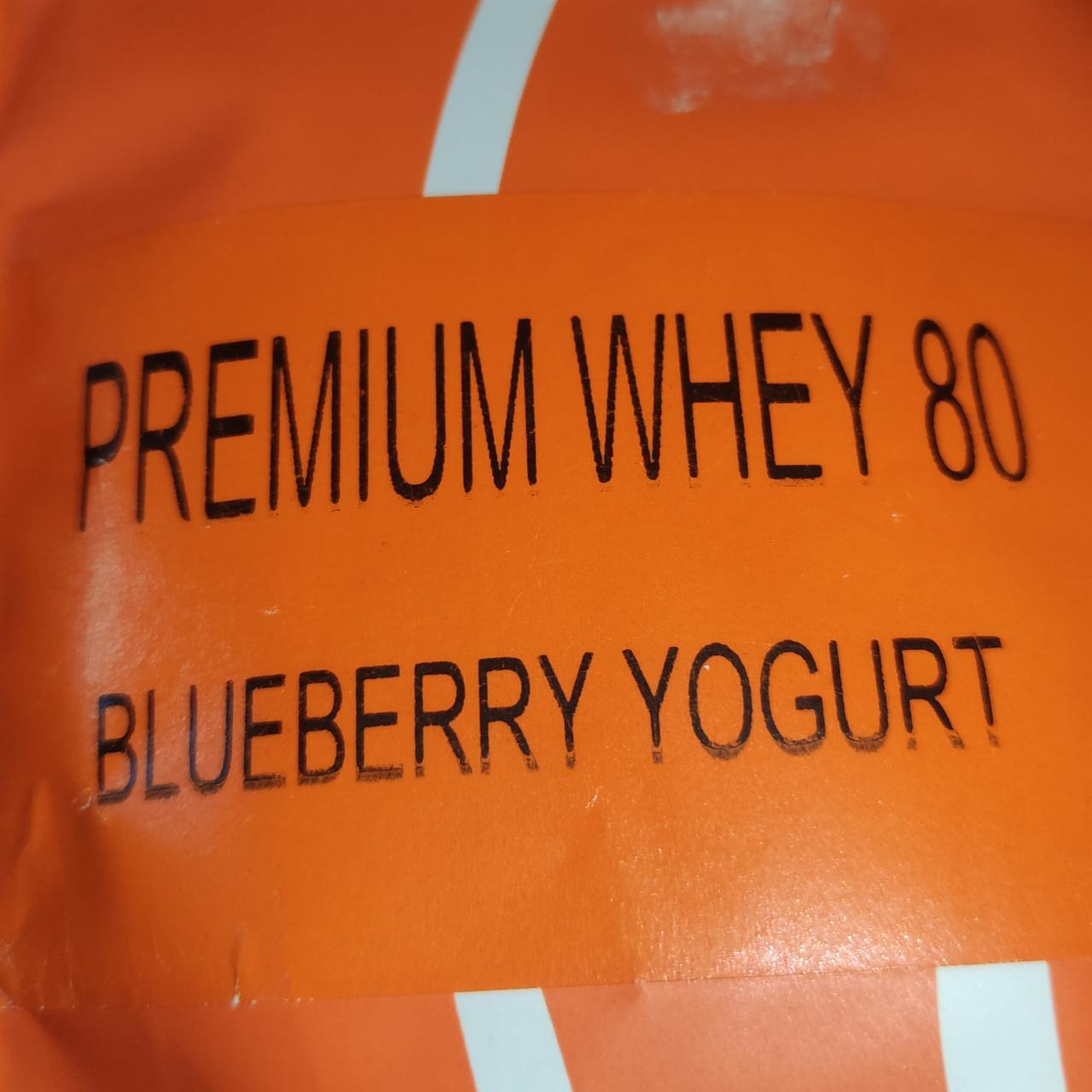 Fotografie - Premium whey 80 blueberry yogurt Nuvys Nutrition