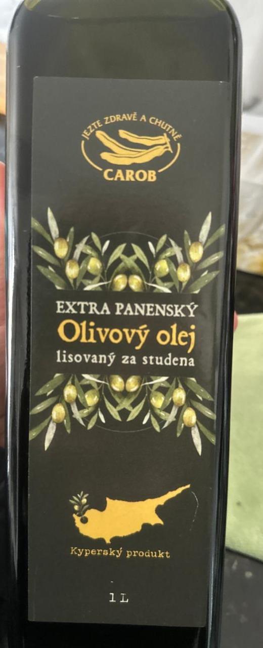 Fotografie - Extra panenský olivový olej lisovaný za studena Carob