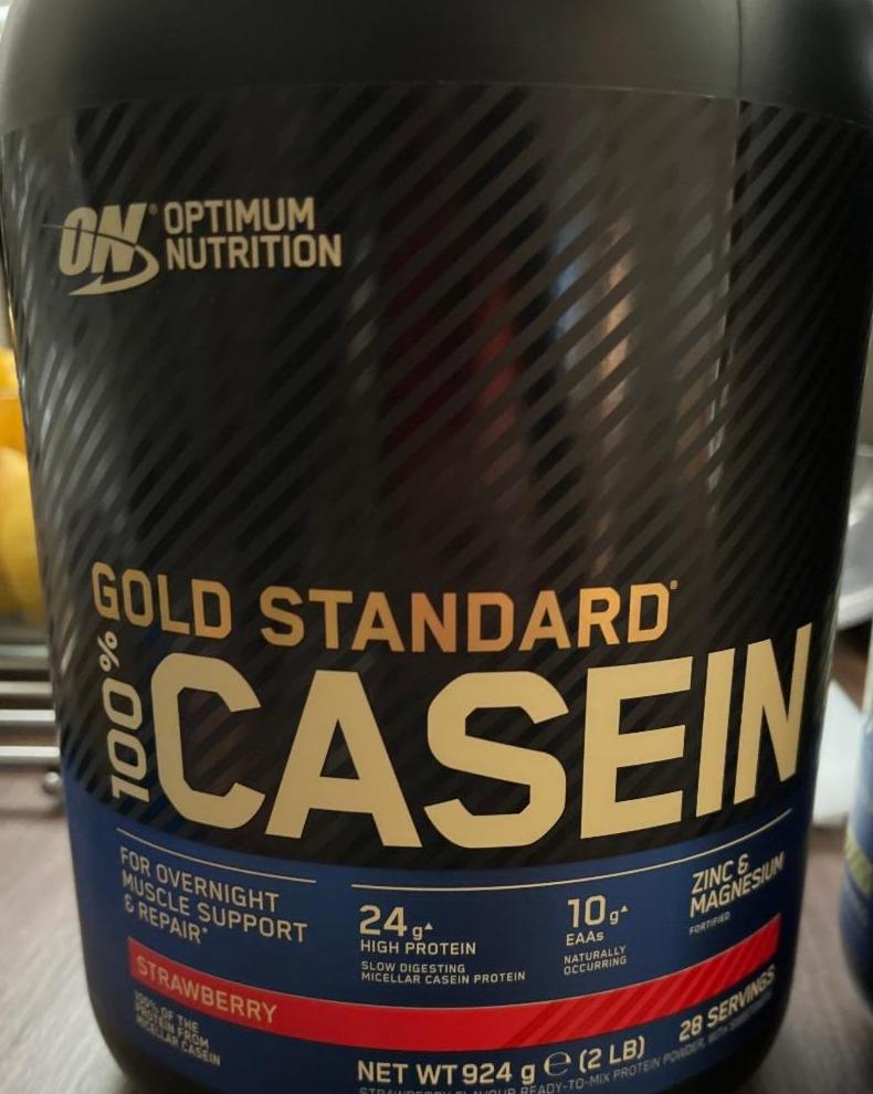 Fotografie - Gold Standard 100% Casein Creamy Vanilla Optimum Nutrition