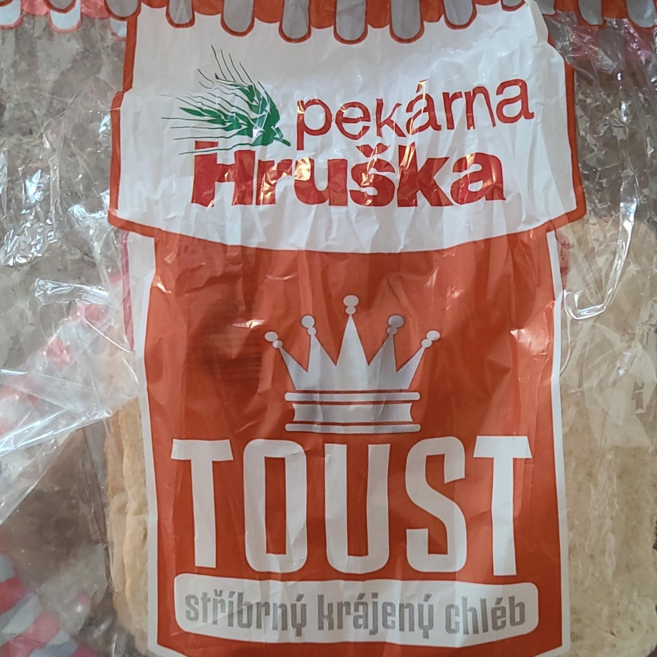 Fotografie - Toust stříbrný krájený chléb pekárna Hruška