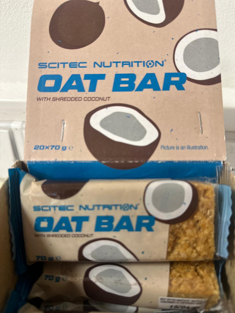 Fotografie - Oat bar with Shredded coconut Scitec Nutrition