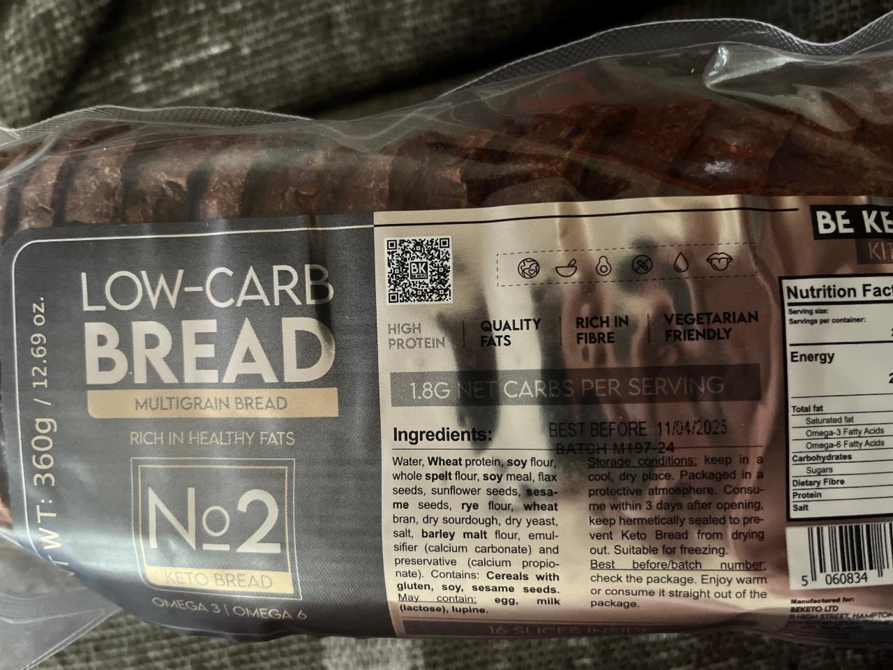 Fotografie - Low carb bread multigrain No2 BeKeto