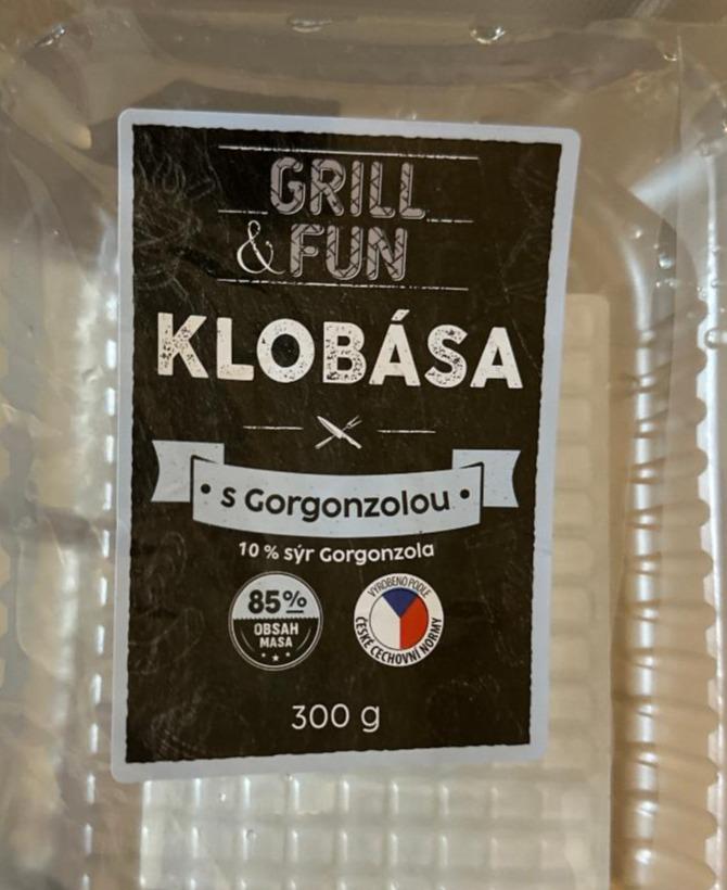 Fotografie - Klobása s gorgonzolou Grill & Fun