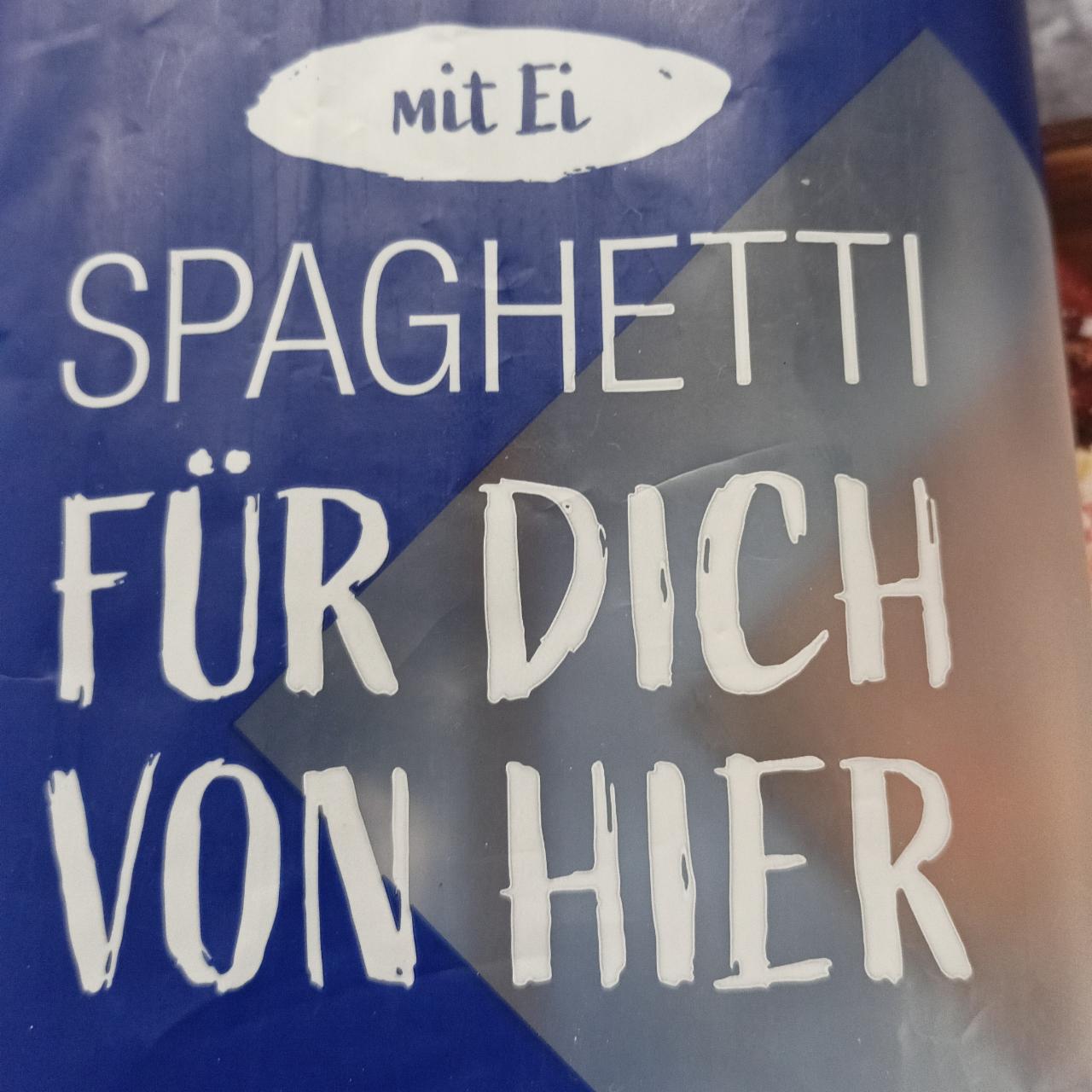 Fotografie - Spaghetti für dich von hier mit ei Riesa