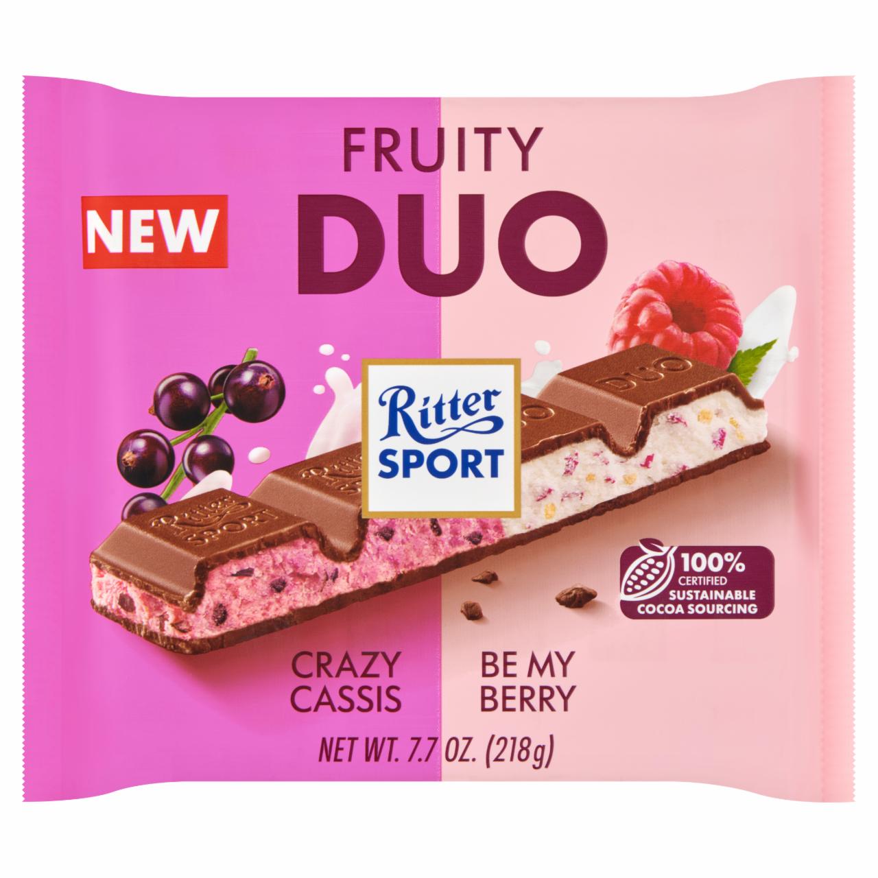 Fotografie - Fruity duo crazy cassis be my berry Ritter Sport