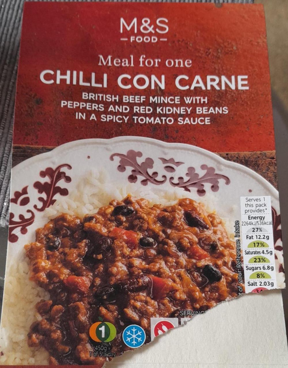 Fotografie - Chilli con carne M&S Food