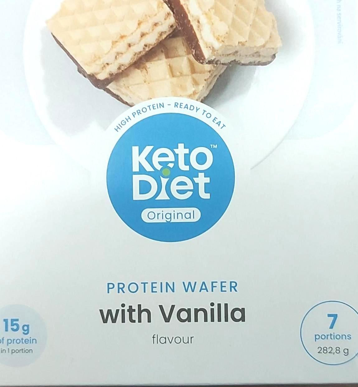 Fotografie - Protein wafer with vanilla KetoDiet