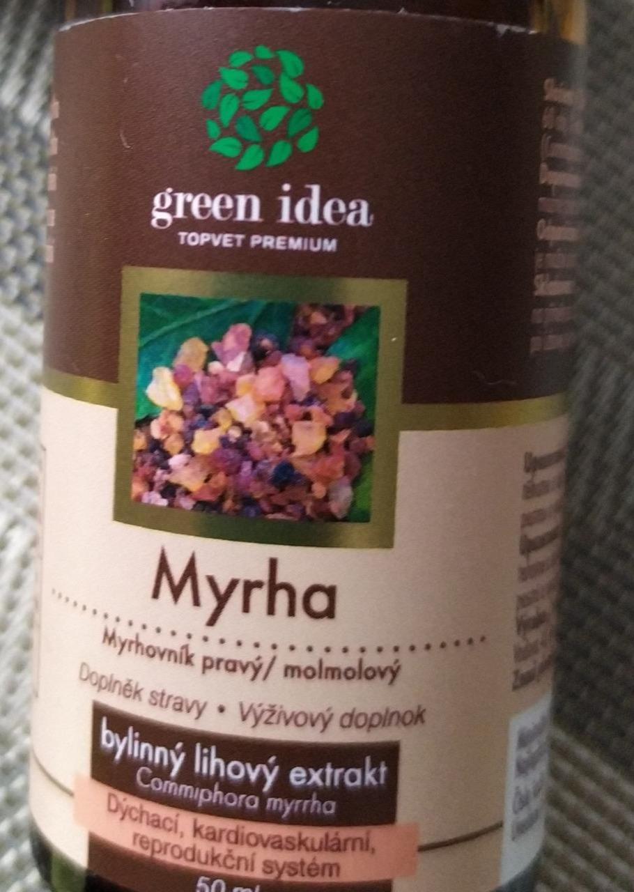 Fotografie - Myrha bylinný lihový extrakt Green idea