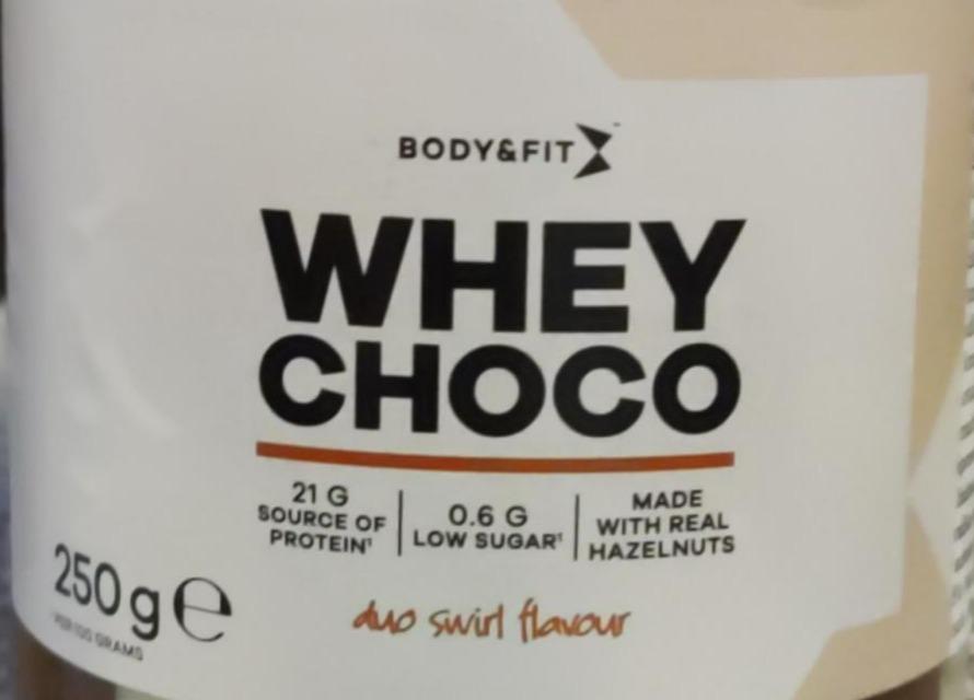 Fotografie - Whey choco duo swirl flavour Body&fit