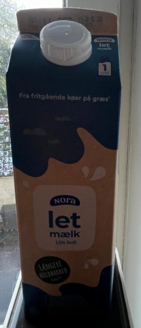 Fotografie - Let mælk 1,5% fedt Nora