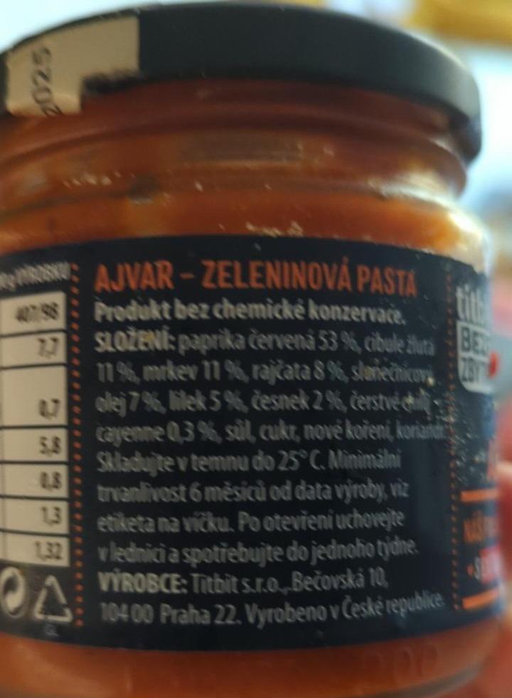 Fotografie - Ajvar - zeleninová pasta Titbit