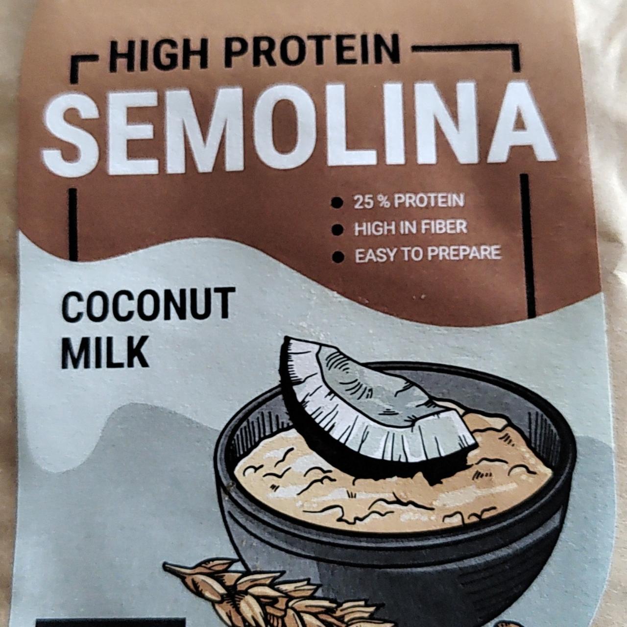 Fotografie - High protein semolina coconut milk Protein & Co.