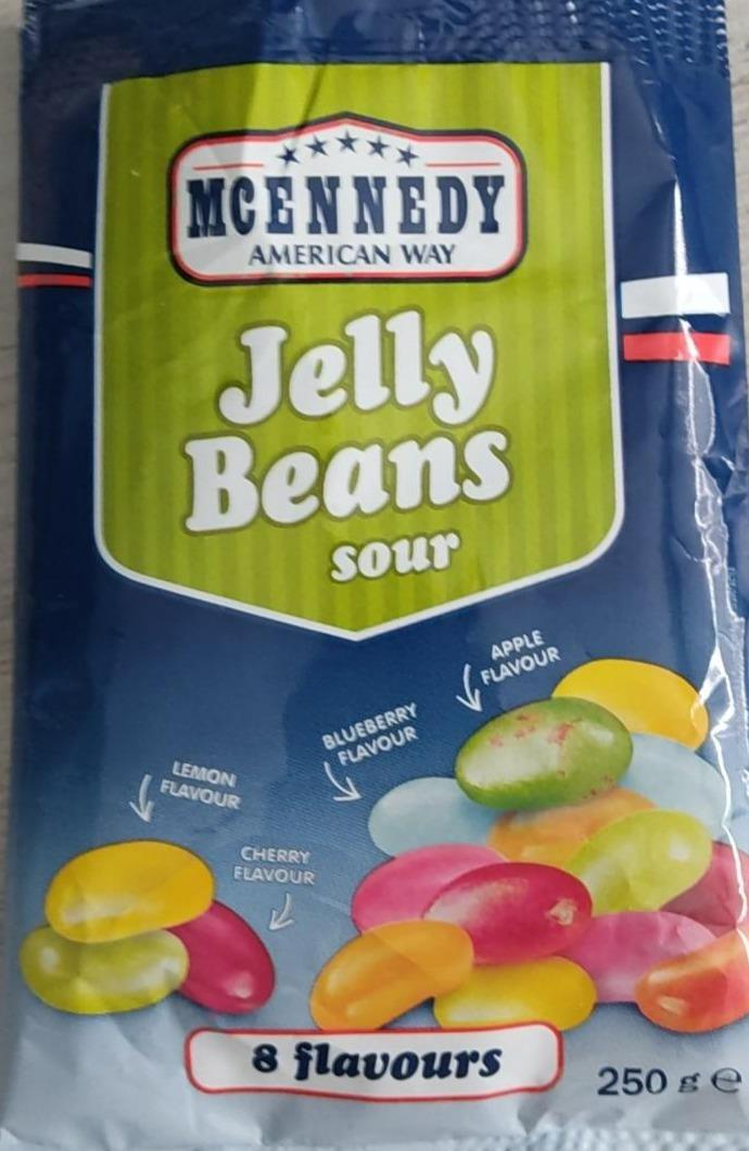 Jelly Beans sour McEnnedy American Way - kalorie, kJ a nutriční hodnoty