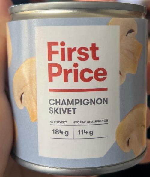 Fotografie - Champignon skivet First Price