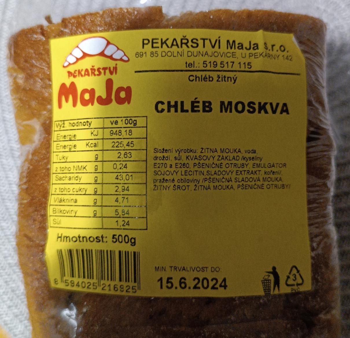 Fotografie - Chléb moskva pekařství Maja