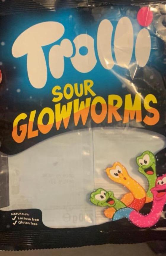 Fotografie - Sour glowworms Trolli