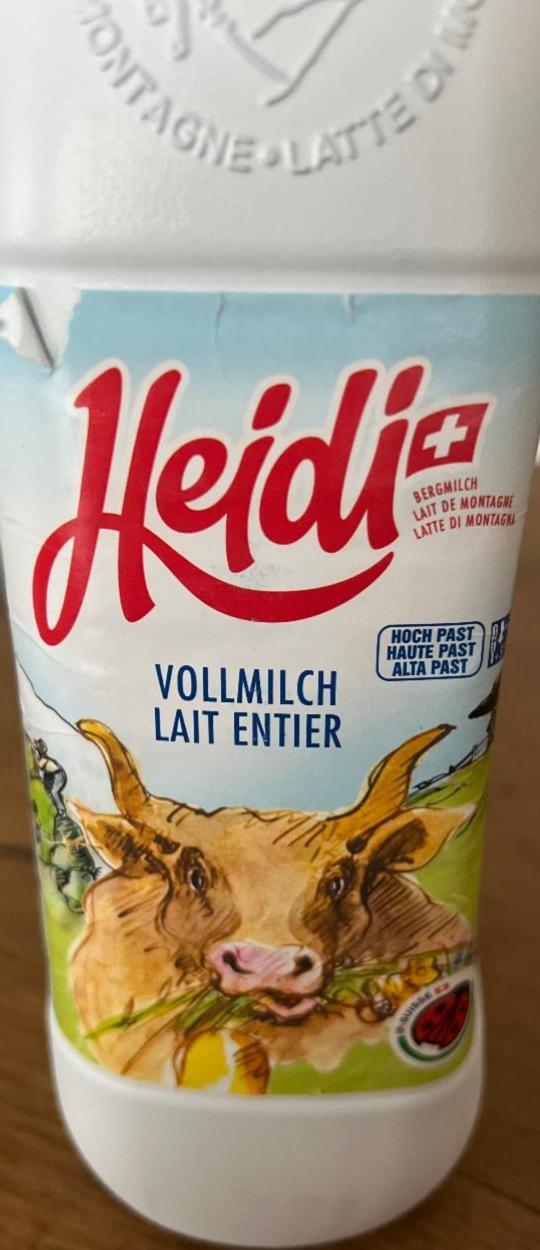 Fotografie - Vollmilch lait entier Heidi