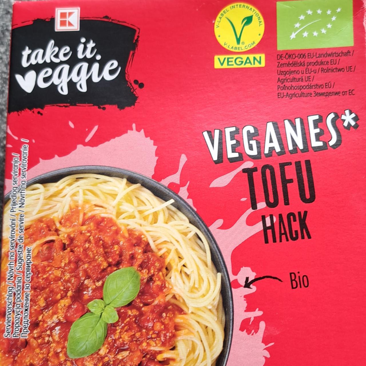 Fotografie - Veganes tofu hack bio K-take it veggie