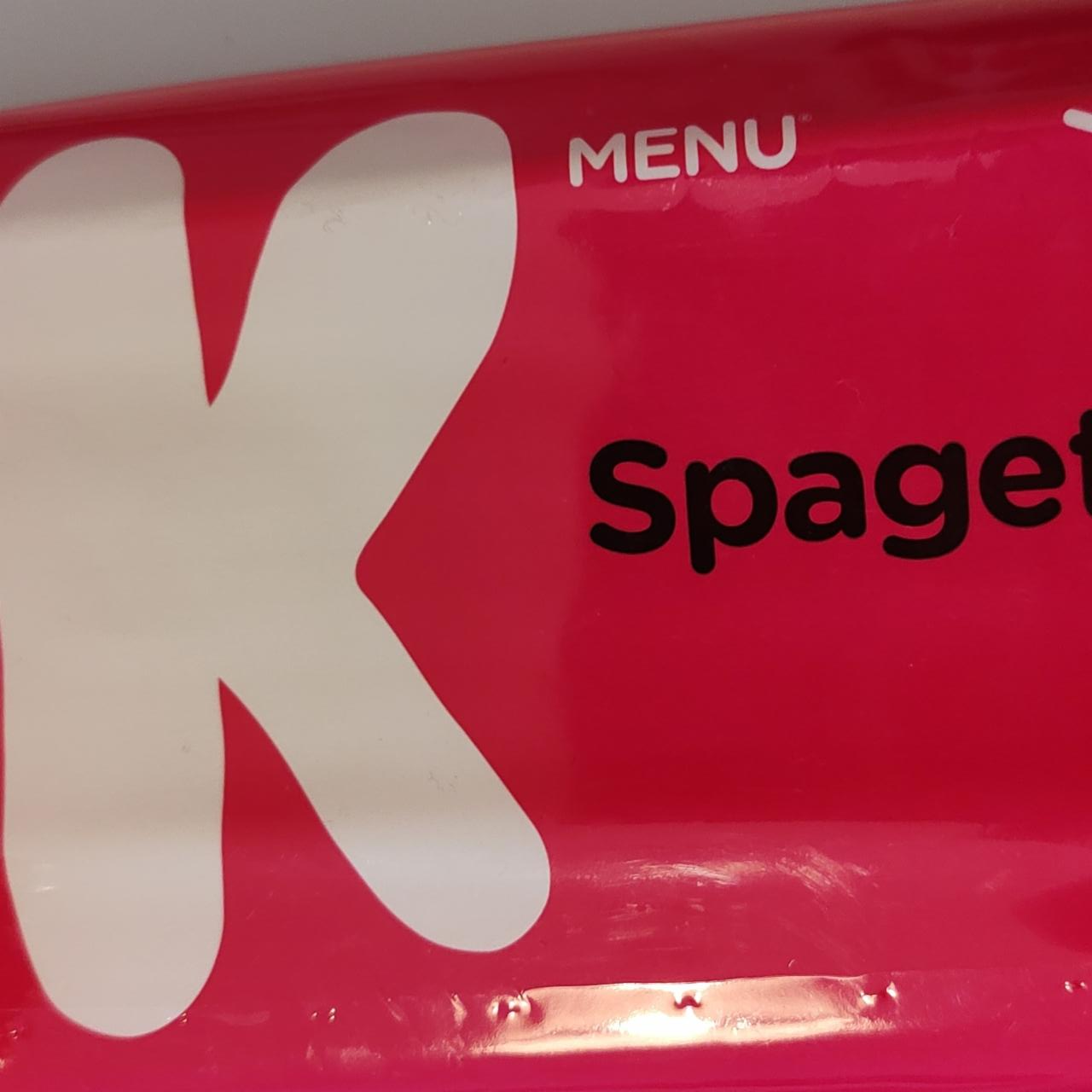 Fotografie - Spagetti K-Menu