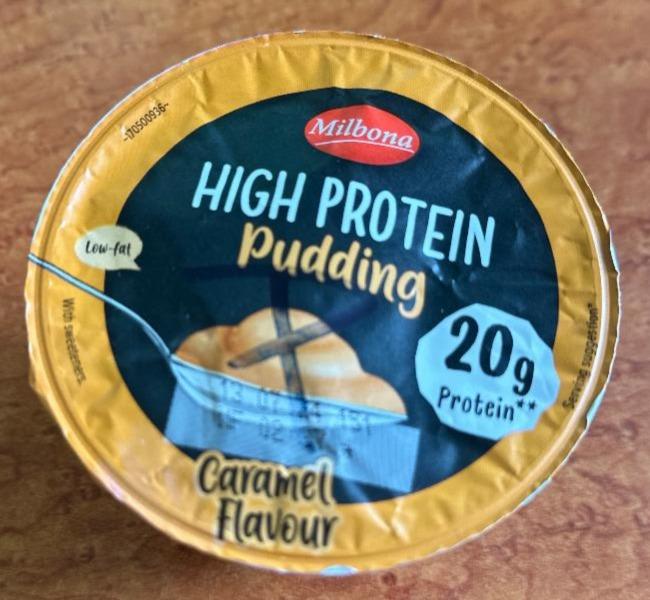 Fotografie - High protein caramel flavour pudding Milbona