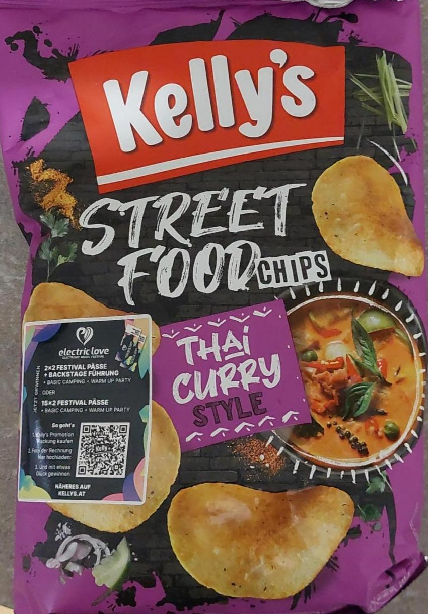 Fotografie - Street food chips thai curry style Kelly’s