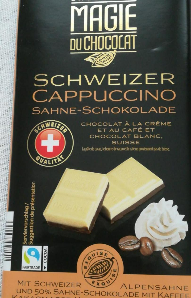Fotografie - Schweizer cappucino sahne-schokolade Magie du Chocolat