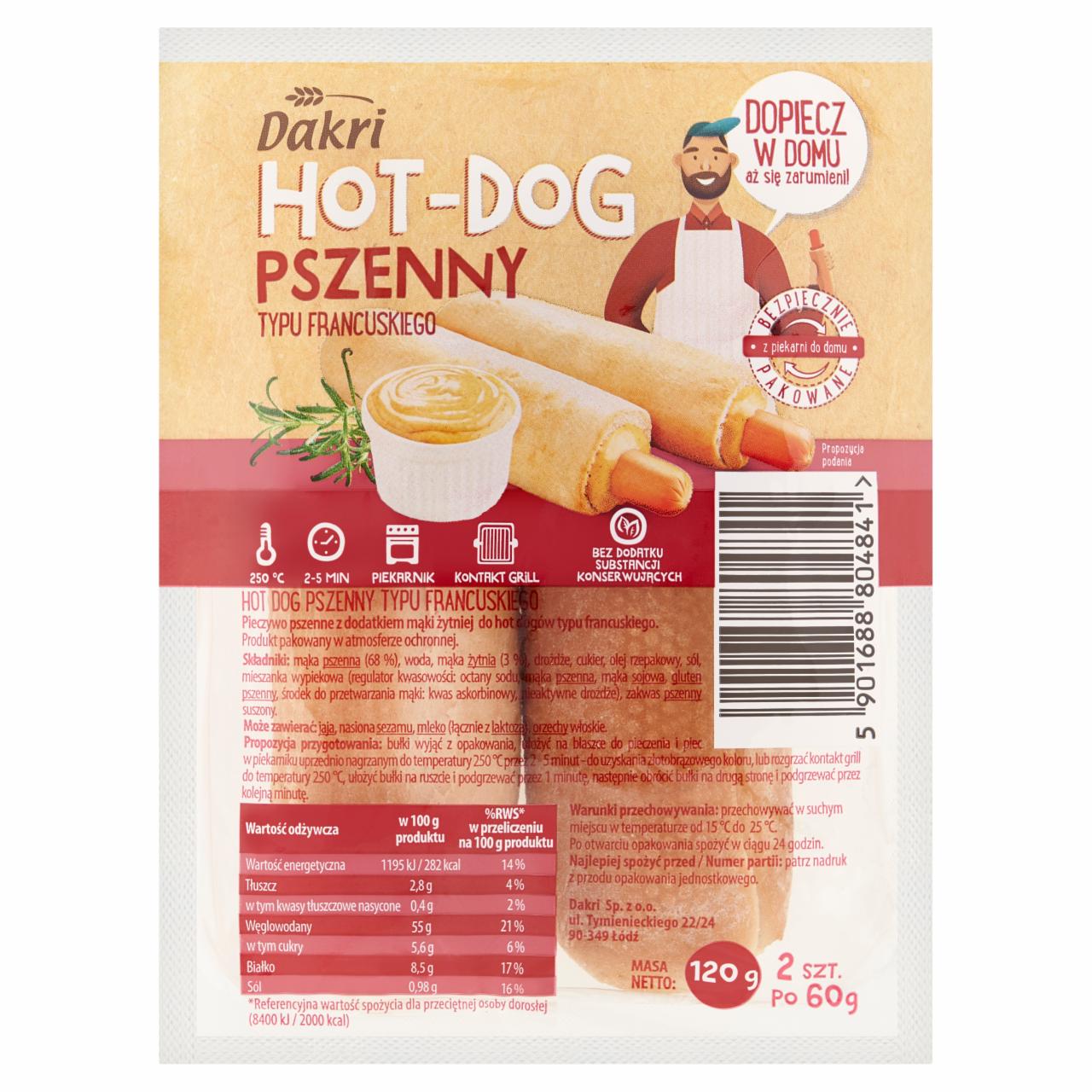 Fotografie - Hot Dog pszenny z dodatkiem mąki graham Pano